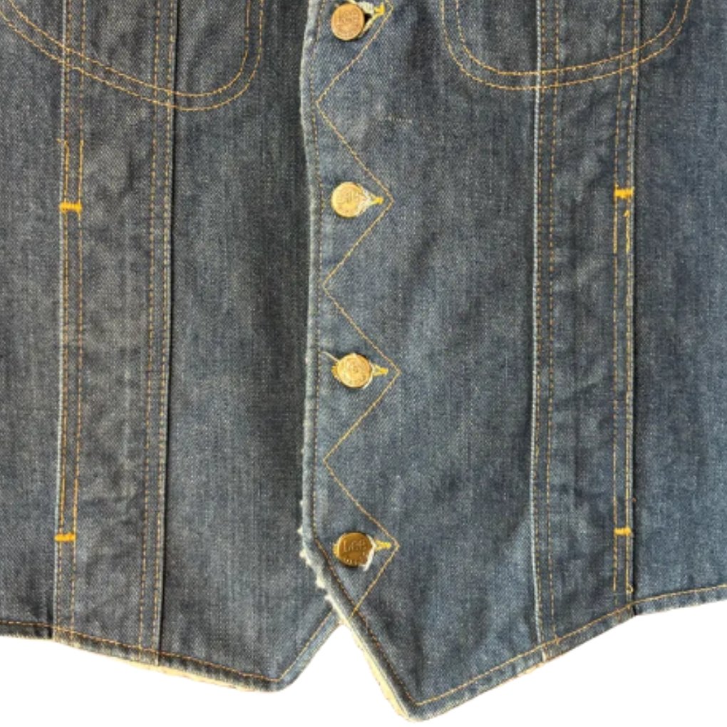Vintage Denim Vest - Image 2